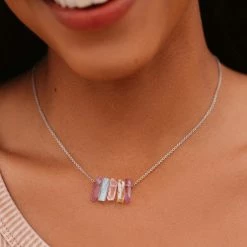 Earrings Pura Vida Rainbow Crystal Necklace