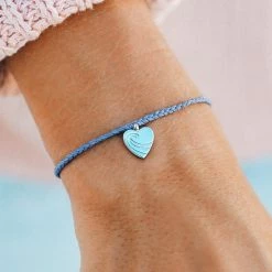 Bracelets Pura Vida Surf Love Bracelet - Blue
