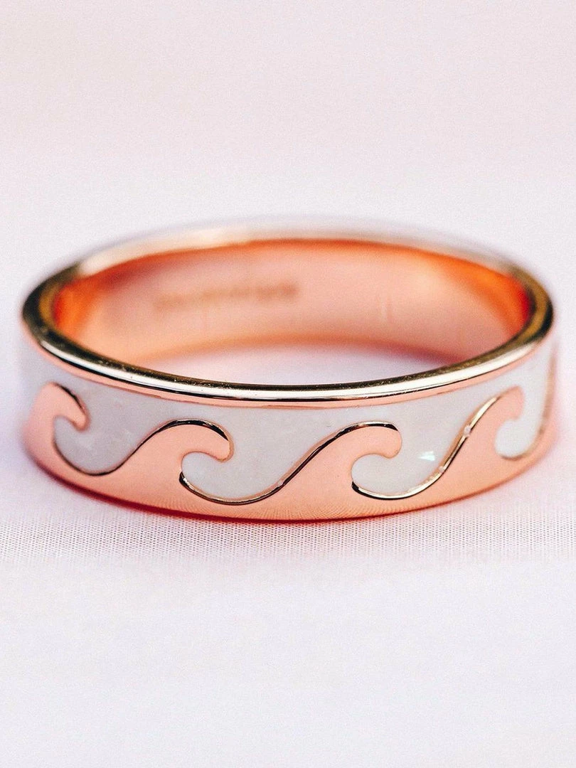 Pura Vida Reversible Mother Of Pearl Wave Ring 3 Pura Vida Reversible Mother Of Pearl Wave Ring