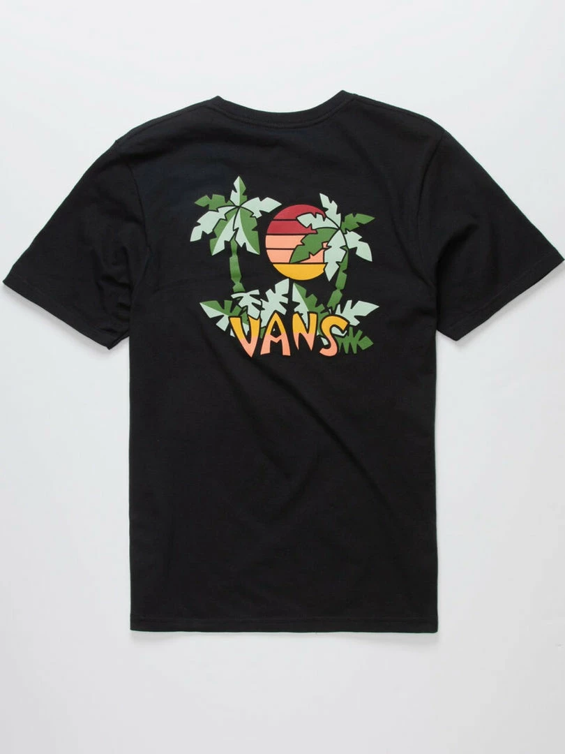 KIDS Vans TIKI PALMS SS BOYS Black 1 KIDS Vans TIKI PALMS SS BOYS Black