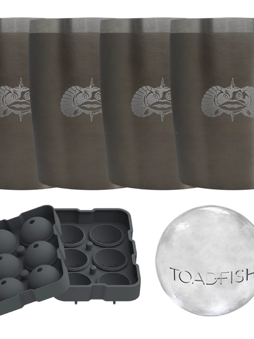 Toadfish Rocks Tumblers Gift Sets 4-Pack 2 Toadfish Rocks Tumblers Gift Sets 4-Pack