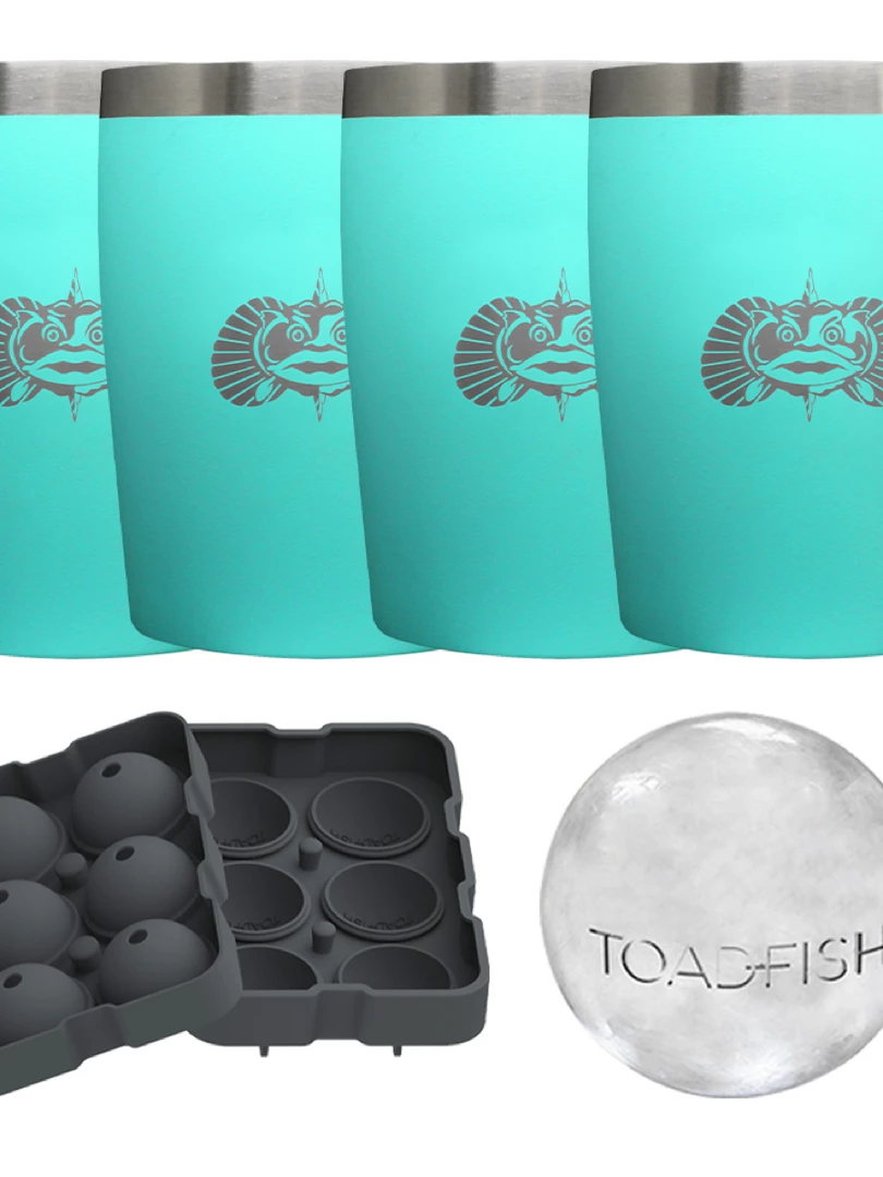 Toadfish Rocks Tumblers Gift Sets 4-Pack 1 Toadfish Rocks Tumblers Gift Sets 4-Pack