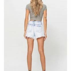 Vervet WOMEN Acid Wash HIGH RISE SHORTS 5 Vervet WOMEN Acid Wash HIGH RISE SHORTS