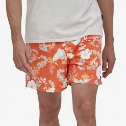 Patagonia Men's Shorts Climb Hike Surf- Tigerlily Orange