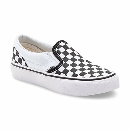 Casual Shoes Vans Kids Classic Slip On- White/Black 1 Casual Shoes Vans Kids Classic Slip On- White/Black