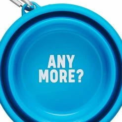 Wild & Wolf Wild & Woofy Durable Silicone Collapsible Travel Food & Water Bowl