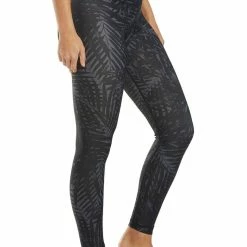 Lolë LOLE Parisia Ankle Tight Black Jungle Palm 7 Lolë LOLE Parisia Ankle Tight Black Jungle Palm