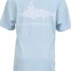 Leaf In Creek Sun & Fishing Shirts Aftco Jigfish SS Sky Blue