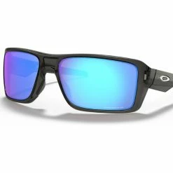 Oakley Double Edge Grey Smoke W/ Prizm Sapphire Polarized