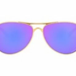Sunglasses Oakley Feedback Satin Gold W/ Prism Violet Polarized
