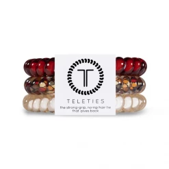Teleties Small Hair Tie 3 Pack Terracotta
