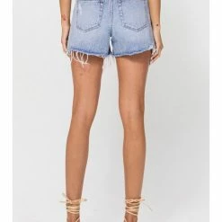 Vervet SUPER HIGH RISE RIGID SHORTS W STEP HEM