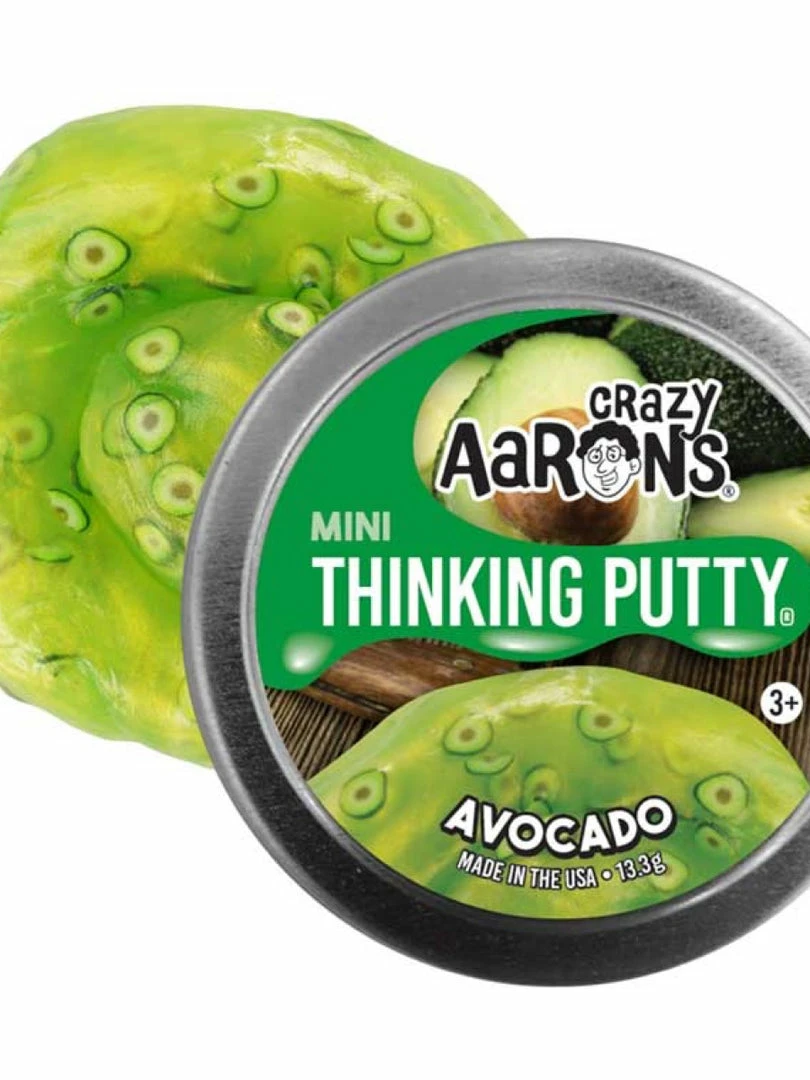Kids Crazy Aaron's Thinking Putty MINI TiN Avocado 1 Kids Crazy Aaron's Thinking Putty MINI TiN Avocado