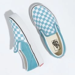 Vans Classic Slip On Checkerboard - Delphinium Blue Casual Shoes