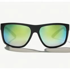 Bajio BONEVILLE - Black Matte -Green Glass Sunglasses
