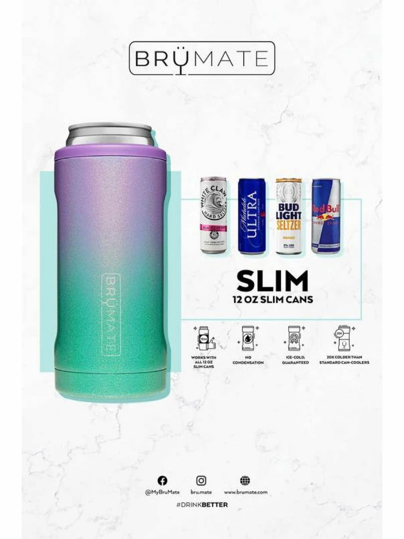 Brumate Hopsulator Slim - Denim Drink Accessories 2 Brumate Hopsulator Slim - Denim Drink Accessories