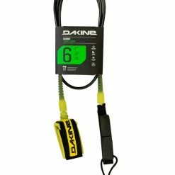 DAKINE KAINUI TEAM 6' X 1/4" SURFBOARD LEASH - ELECTRIC TROPICAL
