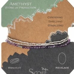 Scout Delicate Stone Wrap Bracelet Necklace