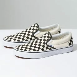 Vans Classic Slip On Checkerboard BWW