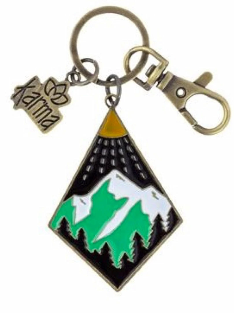 Karma Enamel Keychain Small Accessories 3 Karma Enamel Keychain Small Accessories