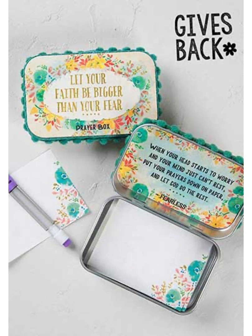 Natural Life Prayer Box Let Your Faith Small Accessories 1 Natural Life Prayer Box Let Your Faith Small Accessories
