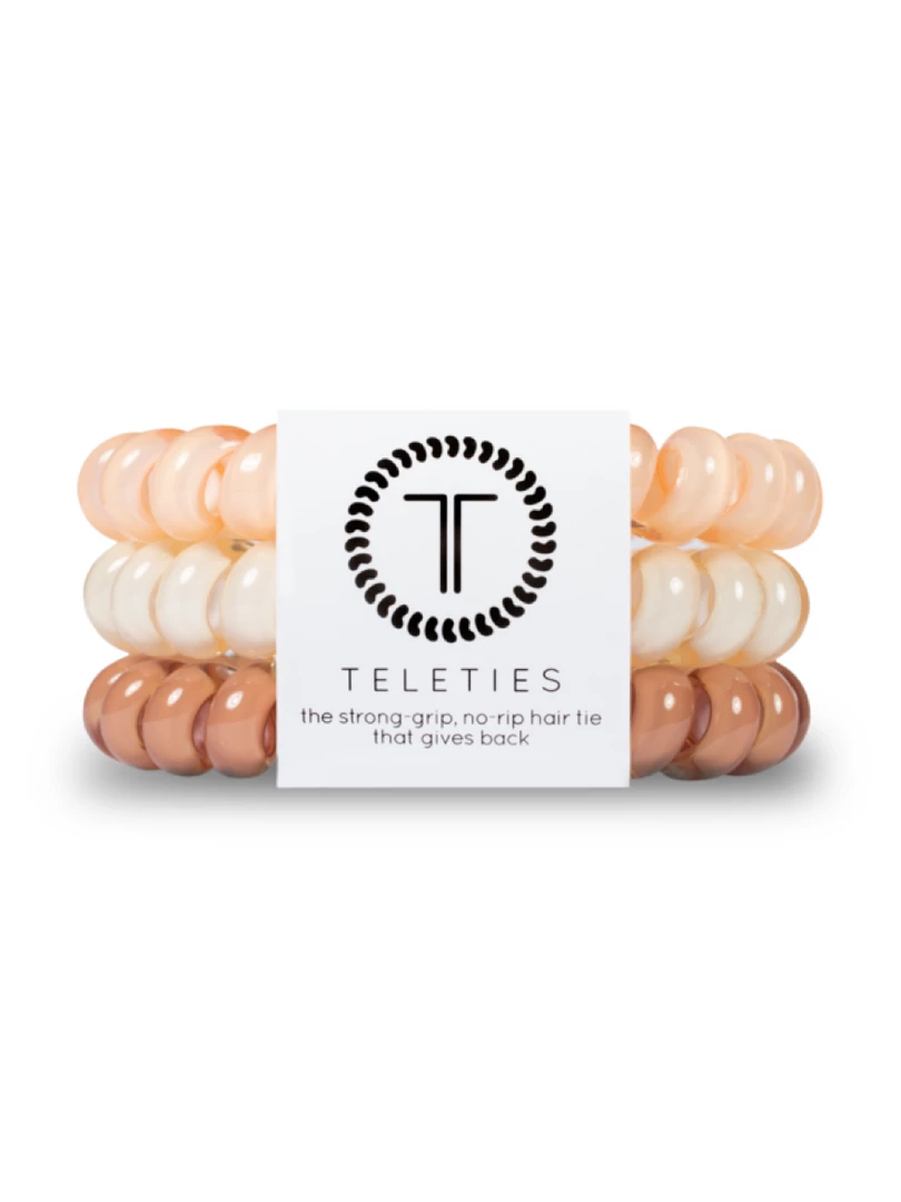 Teleties Large Hair Ties 3 Pack For The Love Of Nudes 1 Teleties Large Hair Ties 3 Pack For The Love Of Nudes