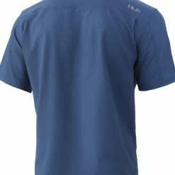 MEN HUK Tide Point SS - TITANIUM BLUE