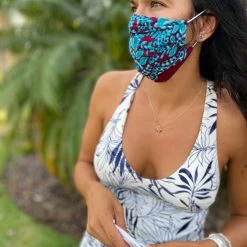 Lotus And Luna Lotus & Luna Assorted Colorful Face Mask Small Accessories