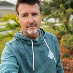 Salty Crew TIPPET BLACK THERMAL HOOD Blue