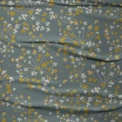 Karma MEDIUM HEADBAND GRAY & GOLD FLOWERS