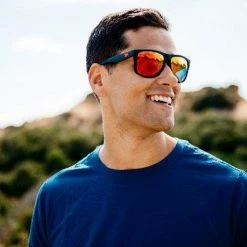 Knockaround Torrey Pines Matte Black / Red Sunset