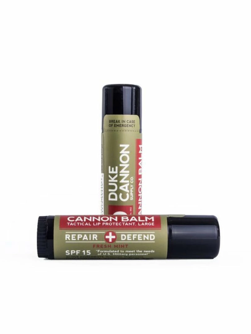 Duke Cannon Balm Tactical Lip Protectant SPF 15 1 Duke Cannon Balm Tactical Lip Protectant SPF 15