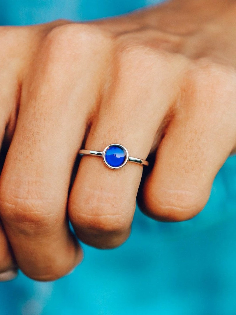 Pura Vida Mood Ring Silver Rings 1 Pura Vida Mood Ring Silver Rings
