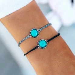 Bracelets Pura Vida Mood Charm Bracelet Silver