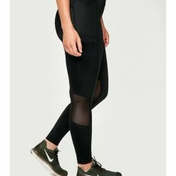 Lolë LOLE BURST ANKLE HIGH WAIST LEGGING -Black WOMEN