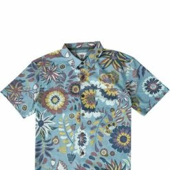Vissla Jaco Ss Shirt- Vintage Blue