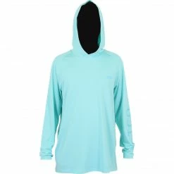 MEN Aftco Samurai Heathered LS Performance Hoodie