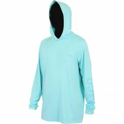 MEN Aftco Samurai Heathered LS Performance Hoodie