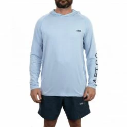 MEN Aftco Samurai Heathered LS Performance Hoodie 20 MEN Aftco Samurai Heathered LS Performance Hoodie