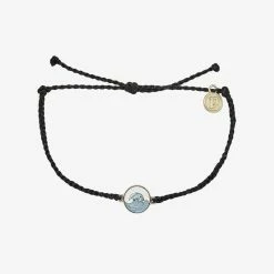 Pura Vida MAKE WAVES CHARM Gold Bracelets