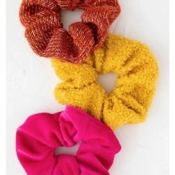Vehicle Accessories Natural Life Set Of 3 Cozy Scrunchies