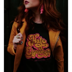 Southern Bliss Company Navy Hate Elsewhere Tee WOMEN