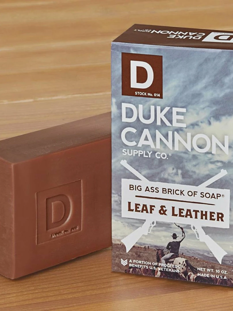 Bath & Body Duke Cannon Big Brick Of Soap Leaf And Leather 1 Bath & Body Duke Cannon Big Brick Of Soap Leaf And Leather