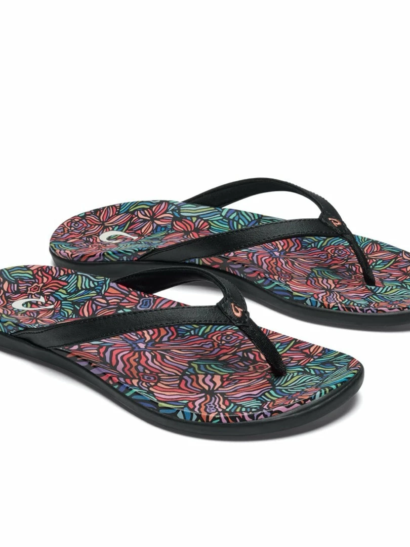Olukai Women Ho'Opio HAU Sandal - Onyx Hau Sandals & Flips 1 Olukai Women Ho'Opio HAU Sandal - Onyx Hau Sandals & Flips