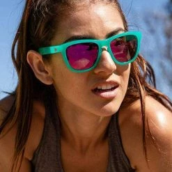 Knockaround Premium Sport Aquamarine/Fuschia Sunglasses