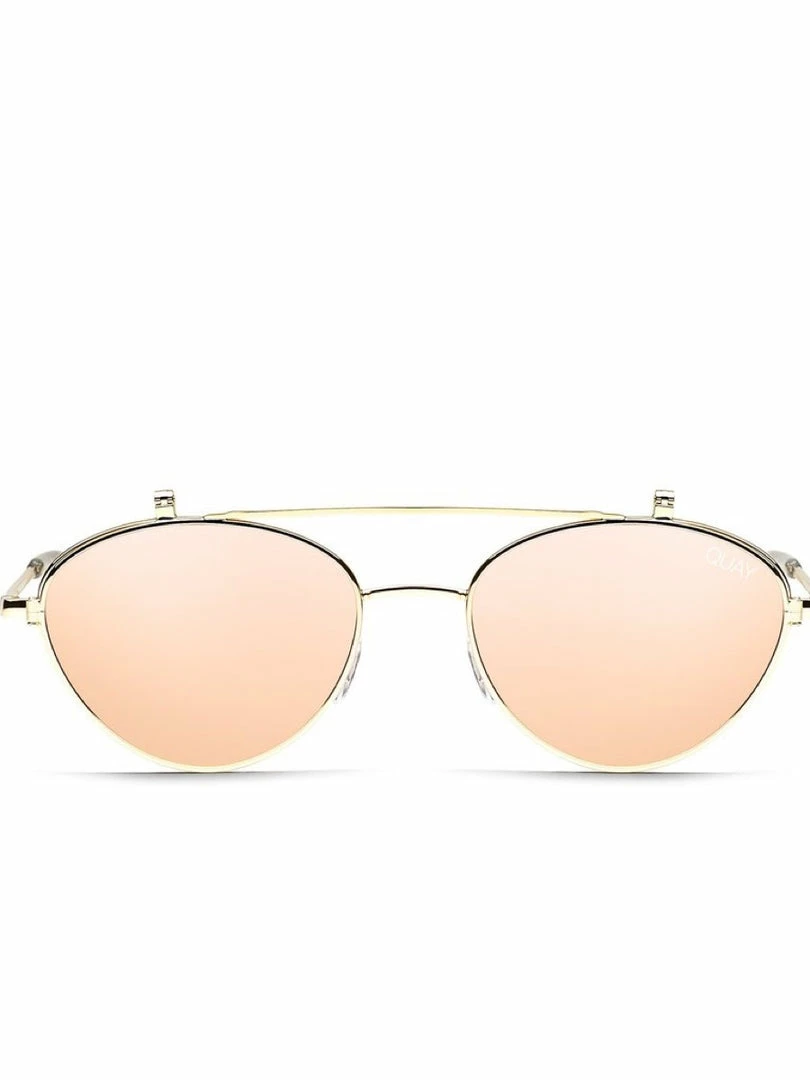 Quay Elle Sunglasses Gold/Rose Mirror WOMEN 2 Quay Elle Sunglasses Gold/Rose Mirror WOMEN