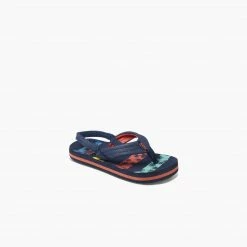 Sandals & Flips Reefs Little Ahi- Nvy Palms Stripe
