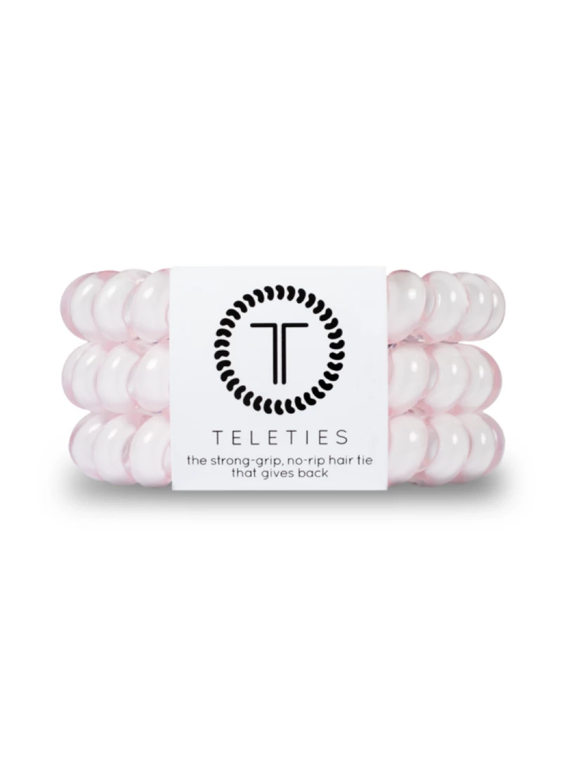 Teleties Large Hair Ties 3 Pack Rose Water Pink Hair Accessories 1 Teleties Large Hair Ties 3 Pack Rose Water Pink Hair Accessories