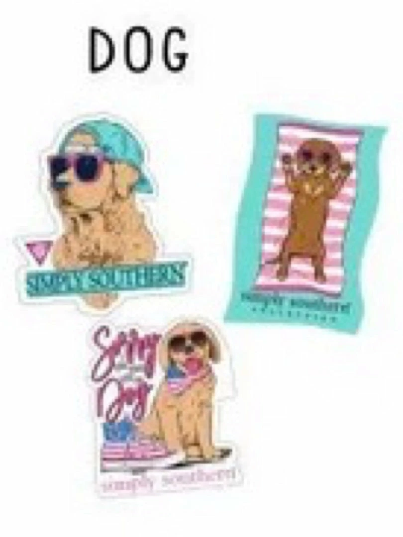 Simply Southern Sticker 3 Pack Stickers 12 Simply Southern Sticker 3 Pack Stickers