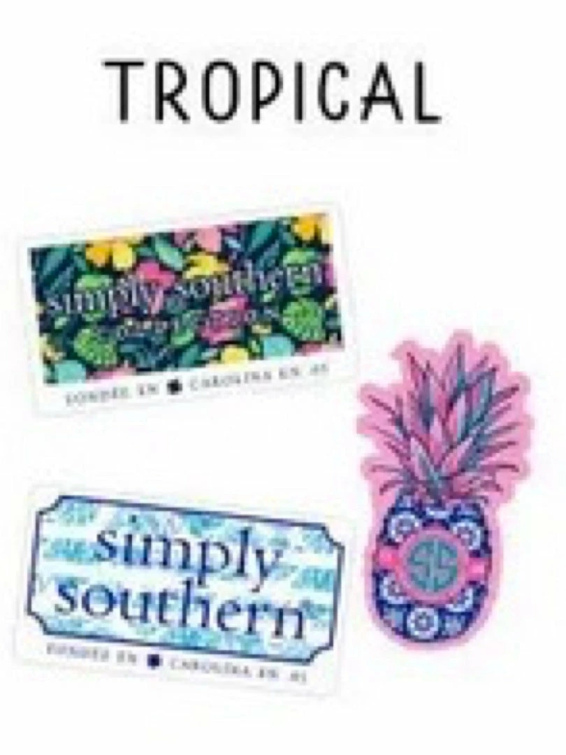 Simply Southern Sticker 3 Pack Stickers 2 Simply Southern Sticker 3 Pack Stickers